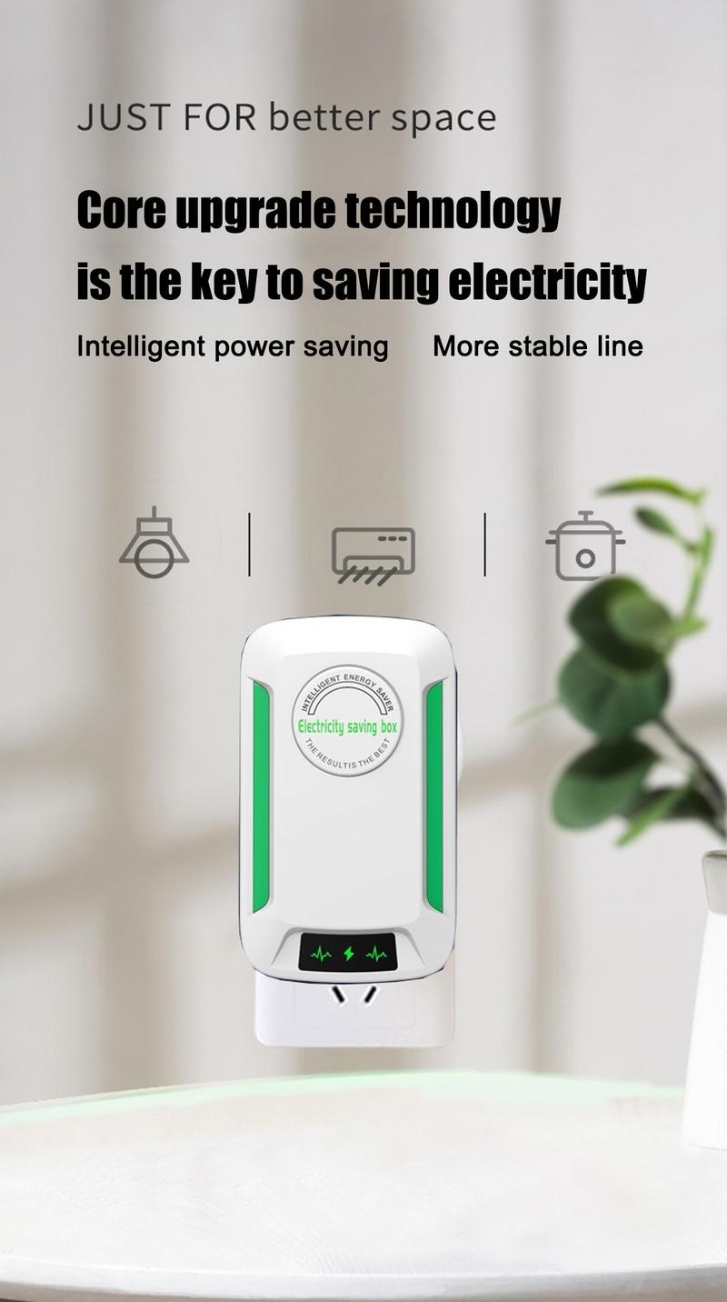 Product Introduction of Buy1 Take 1 Upgraded Original Power Energy Saver Electric Saver Device Original Smart Electricity Saving Box Balance Current Energy Saving Device for Home Office Energy Saving 27