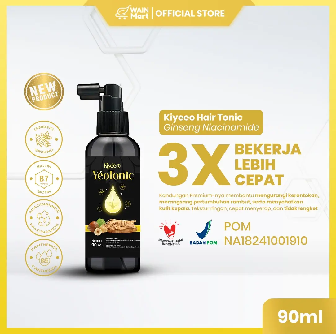 [BUSUI FRIENDLY] Kiyeeo Hairtonic - Yeotonic Ginseng Biotin Niacinamide 90 Ml