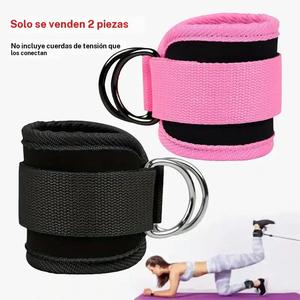 2pcs correas para tobillos de gimnasio, entrenamiento de fuerza de piernas y cadera, equipo de protección deportiva, accesorios de fitness, cubiertas portátiles para tobillos para hombres y mujeres, adecuadas para gimnasio y casa