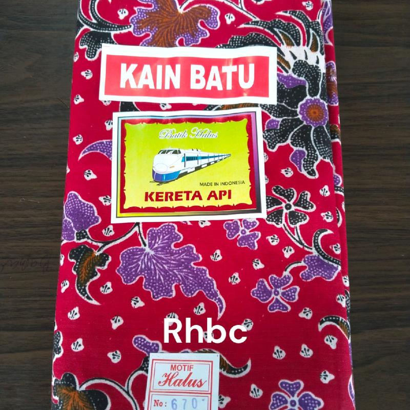 Kain Jarik Kebat Samping Tapih Panjang Cap Kereta Api Kain Batu Halus Tebal Premium 6