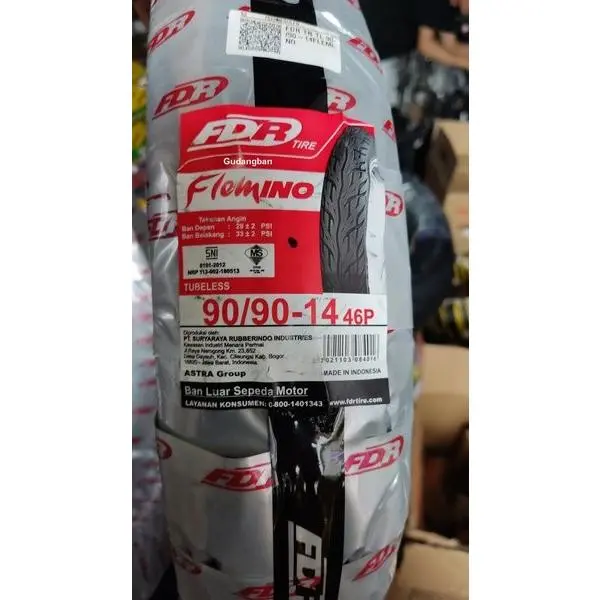 Ban luar Motor FDR Flemino 90 90 14 Tubeless Vario Beat Mio All Matic
