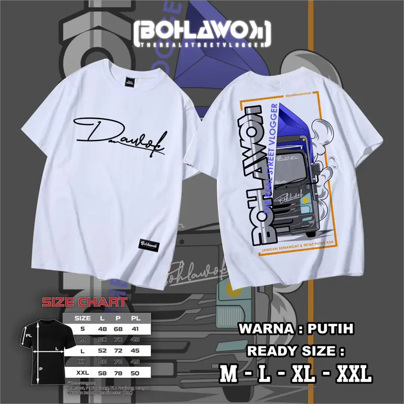 kaos NEW DAWOK original | Kaos Truck Keren | Kaos Driver | Kaos Sopir