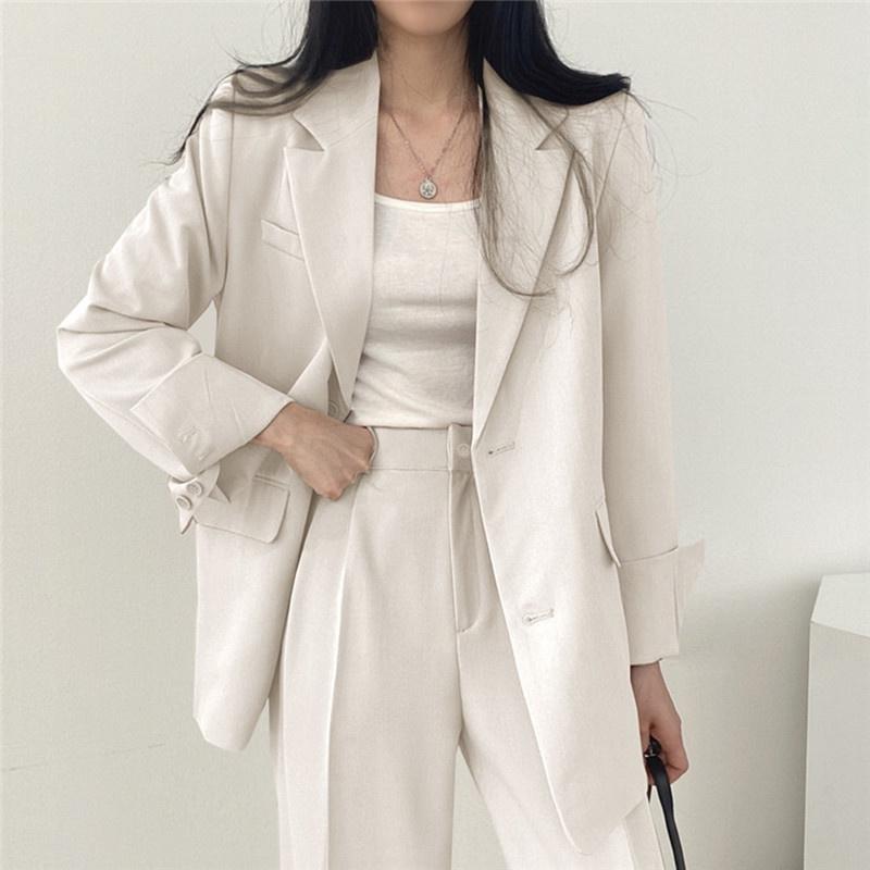 Product Introduction of topsSut merah jambu hangat untuk wanita, sut fesyen kasual longgar gaya Korea baharu, sf4765TOPS Blazer Cardigan 11