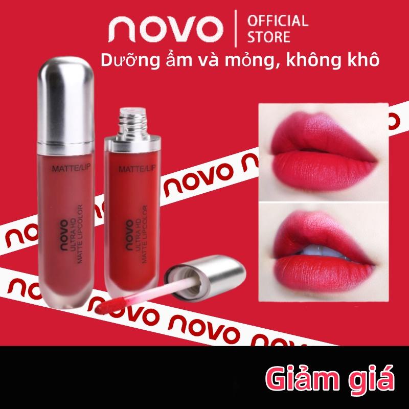 【COD Novo: Son kem lỳ nhung lâu trôi, chống nước, không lộ rãnh môi, cho đôi môi quyến rũ, NOVO 5234