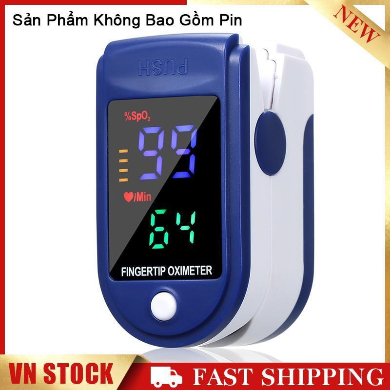 Máy đo nồng độ oxy trong máu và nhịp tim máy đo Spo2 LK87 kẹp ngón tay, (Không bao gồm pin)