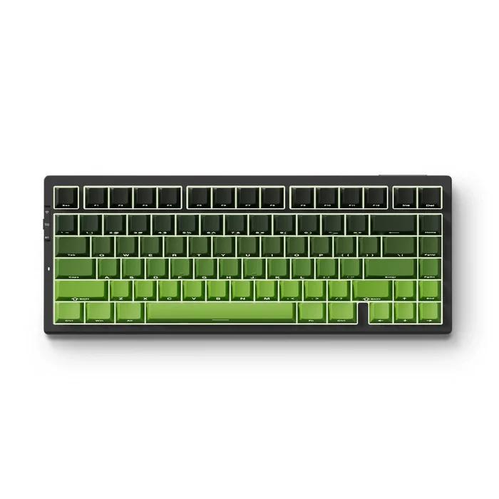 Gambar MCHOSE G75 PRO Black Green Gradient Tri-mode Gasket Structure Mechanical Keyboard - Matcha Latte Switch dari STAR17 COM Kota Administrasi Jakarta Selatan Tokopedia