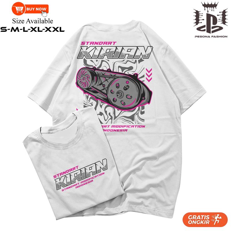 Kaos Racing Standar Kirian Std Motor Matic Gank Modification Indonesia Baju Distro Tshirt Otomotif 8