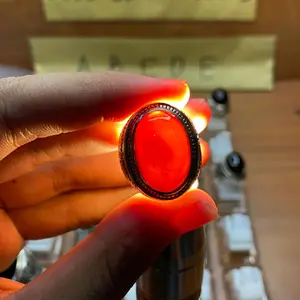CINCIN PRIA AKIK YAMAN WULUNG POLOS TEMBUS MERAH