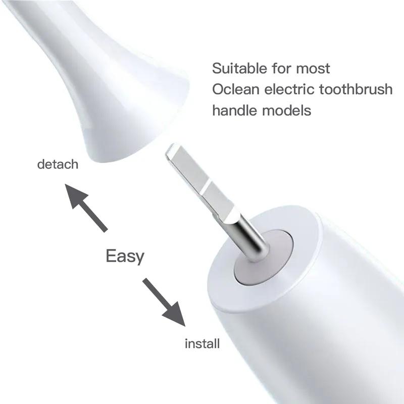 Đầu Bàn Chải, Đầu Bàn Chải DuPont Sonic Mềm, Thích Hợp Cho Oclean Flow / X / X PRO / Z1 / F1 / One / Air 2 / SE, Lông Chân Không, 7 Cái-12 Cái Đầu Thay Thế 6
