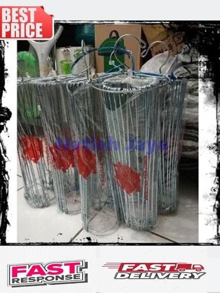 Jemuran Baju Bayi 24 Stik Stainless Steel Anti Karat Lipat Hemat Ruang - Besi, Pakaian 2