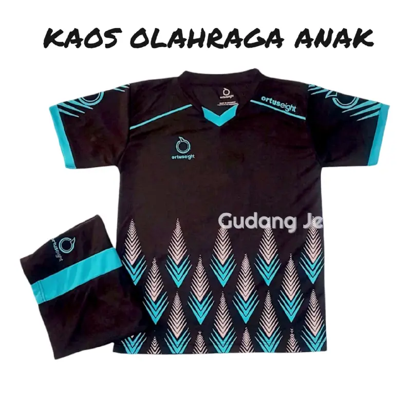 Baju bola anak laki laki jersey junior Kaos futsal anak Outdoor Olahraga Sport 3