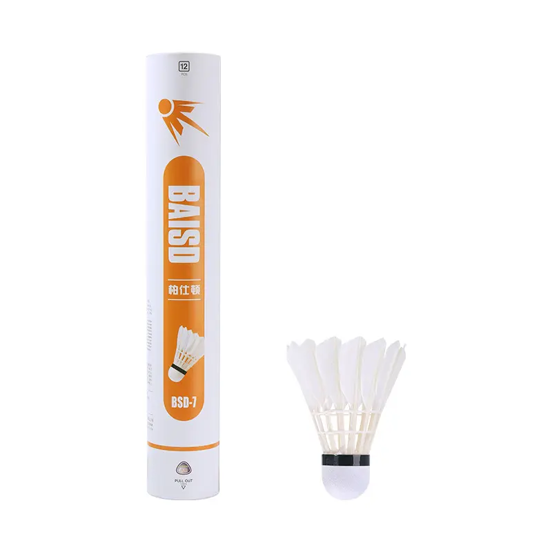 12PCS Goose Feather Badminton Ball for Beginners Practice