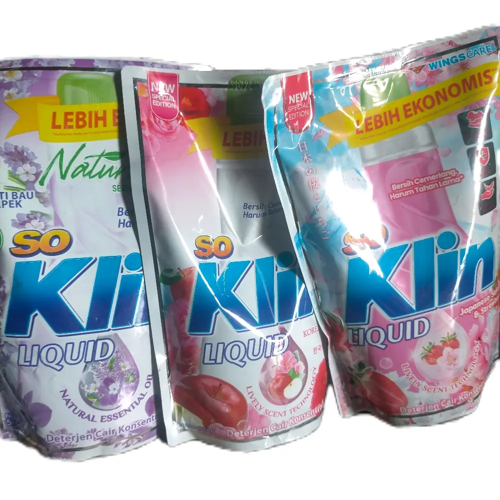 3pcs soklin liquid 525ml harga lebih ekonomis