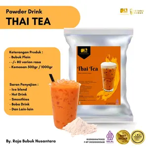 Bubuk Minuman King Powder Rasa Thai Tea Serbuk Minuman Reguler Thai Tea