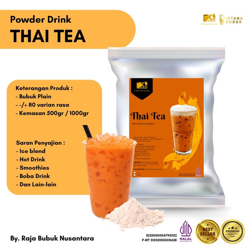 Bubuk Minuman King Powder Rasa Thai Tea Serbuk Minuman Reguler - Shop ...