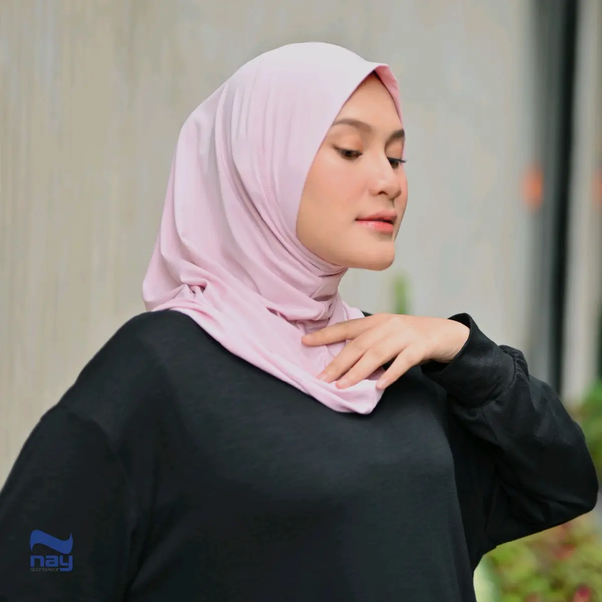 Hijab Olahraga Wanita Muslimah Jilbab Sport Senam Cewek ori Nay kerudung jogging perempuan Bella Spandex