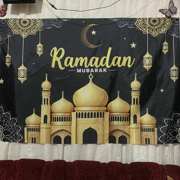 Product Review of Outdoor Backdrop Attractive Reusable Indoor Banner Fabric Large Decoration for Ramadan Family Gathering Party Decoration Home Decor Festival from b**6 0
