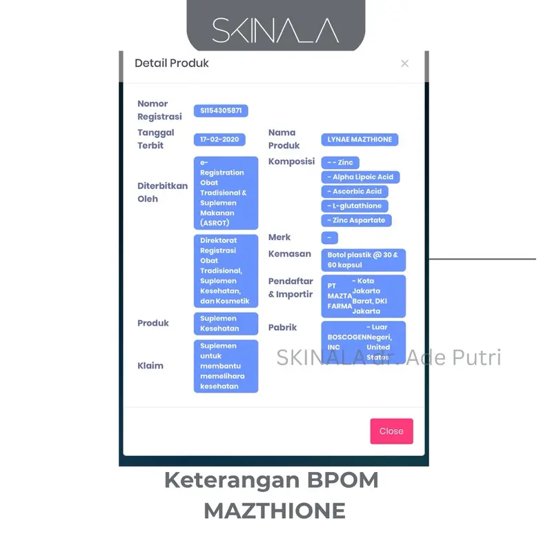 [ORIGINAL] MAZTHIONE 30KAPSUL FULL SIZE Mencerahkan Glutathione Ascorbic Acid 3