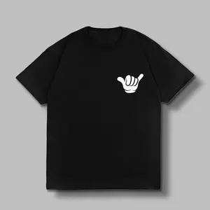 Baju Atasan Keren Dewasa motif tangan Pria Wanita Unisex Kaos Surfing Katun Combed Sablon Pakaian Distro Oblong Regular Fit T-Shirt