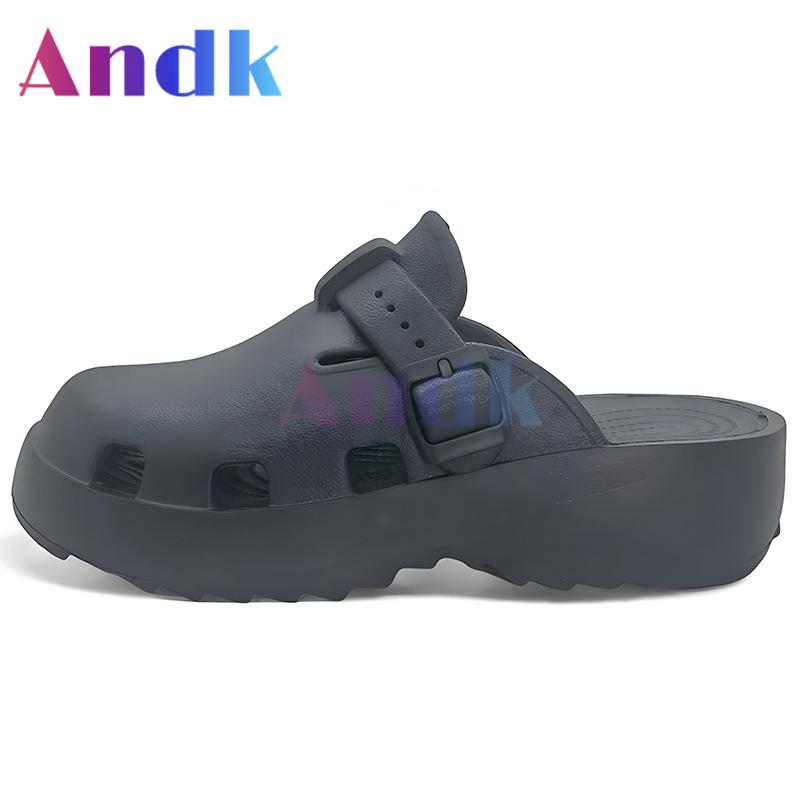 Product Introduction of Andk 2025 Sandal Wanita Wedges Korea Sandal Slop Premium Platform Sandal Wanita Sepatu ibadah Muller Clogs Cewek Sendal 42