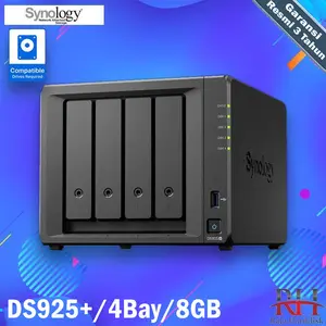 Synology DS925+ Ram 8GB DiskStation 4-Bay NAS Server Storage Cloud DS 925+ Resmi