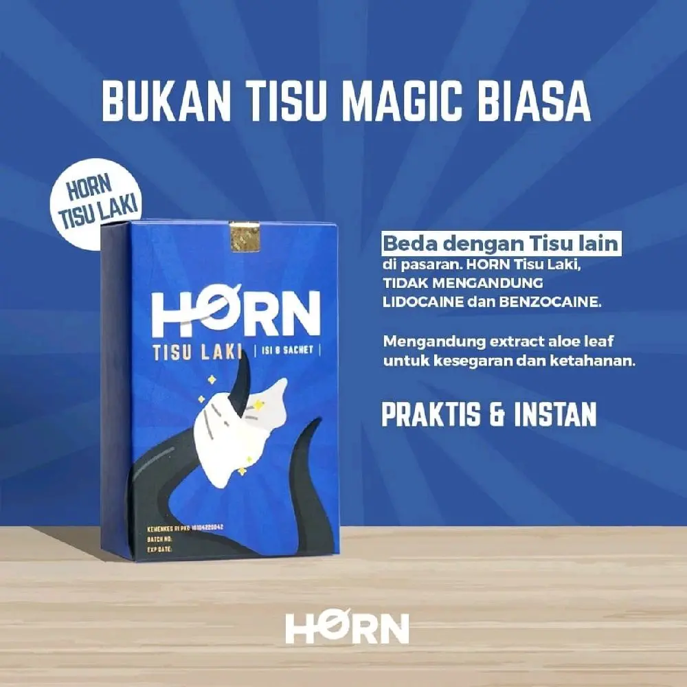 Tisu Horn 1 Box Isi 8 Sachet