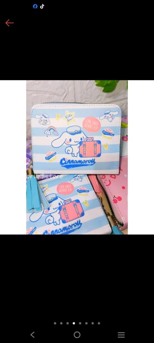 Product Introduction of dompet sanrio kuromi melodi cinamoroll dompet oval Karakter Uang kartu 2