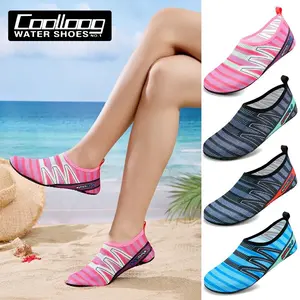 Coolloog Sepatu Air Uniseks untuk Pantai, Taman Air, Berenang, Arung Jeram, Spa | Sensasi Seperti Tidak Memakai Sepatu, Sol Karet Lembut, Tidak Licin, Cepat Kering, Tahan Pasir, Olahraga Outdoo