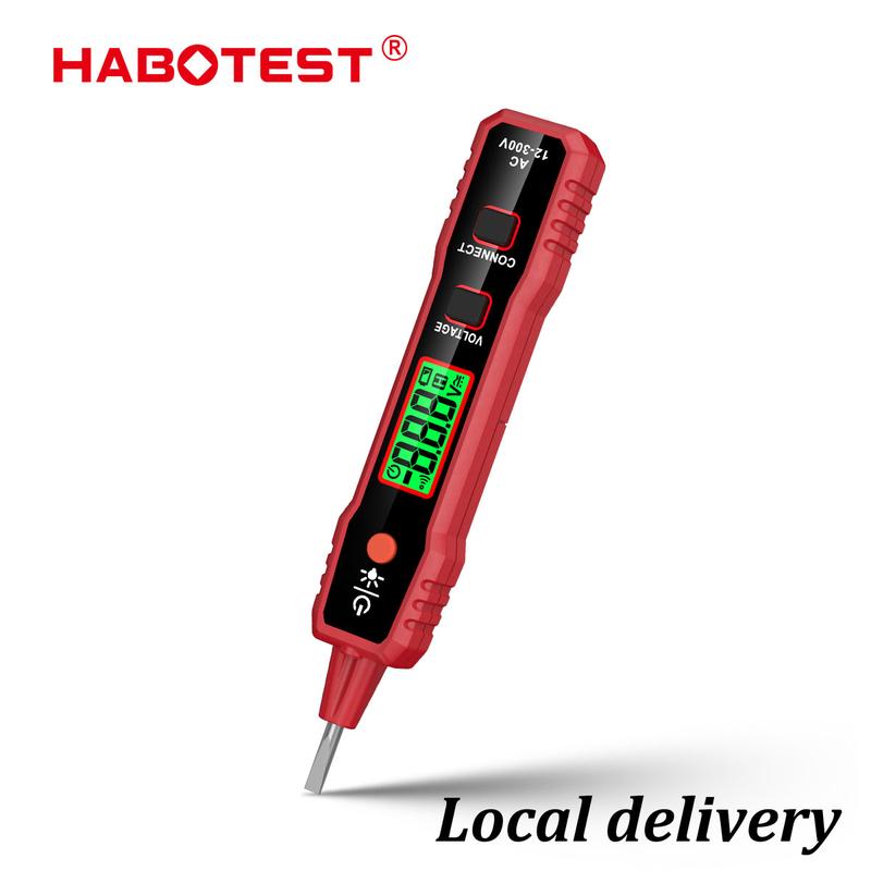 Bút Kiểm Tra Máy Dò Điện Áp, HABOTEST HT89A, Kỹ Thuật Số, Đa Năng, Bút Thử Điện Áp 300V, Đầu Dò Tuốc Nơ Vít, Dụng Cụ Kiểm Tra Không Tiếp Xúc, Dụng Cụ Thợ Điện Chuyên Nghiệp, Bao Gồm Pin
