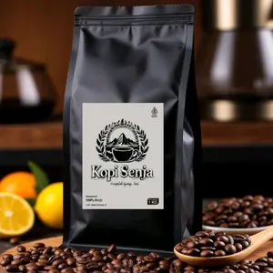 kopi hitam robusta berat bersih 1kg