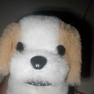 Mainan Boneka Anjing Elektrik Bahan Plush Dengan Ekor Bergoyang,Berjalan & Berbunyi simulasi anak-anak