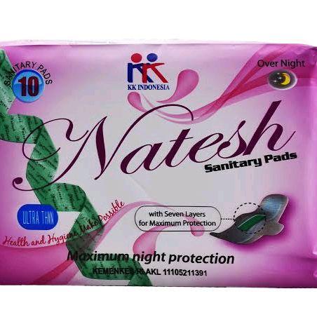 NATESH PEMBALUT HYGIENE adalah pilihan terbaik untuk Perawatan Kewanitaan dengan varian : [NATESH SHANITARY PADS DAY], [NATESH SHANITARY PADS NIGHT], [NATESH SHANITARY NIGHT EXTRA LONG], [NATESH SANIT