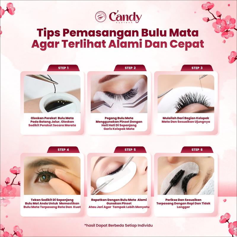 Product Introduction of CANDY EYELASH BULU MATA DD - CURL RUSSIAN 9MM - 14MM DAN MIX Bulumata Waterproof 24