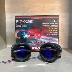 PROJECTOR BILED 2.5INCH PRO7 P7.X25 PREMIUM BLUE LENS | PRO7 P7.X25 50/60W 5700K