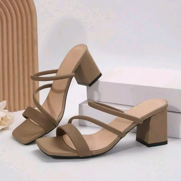 Sendal Wanita Tali Tinggi 5cm Sandal Heels
