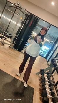 Product Review of Reytorrm Legging Sport Celana Yoga Wanita Celana Cutbray Basic Wide Leg High Waist Yoga Pants（CK066) Olahraga Pakaian Outdoor from d**h h**i 3