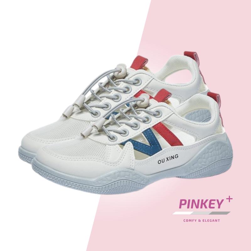 PINKEY P330 Sepatu Wanita Sneakers Wanita Premium Quality Casual Shoes Putih Sport 0