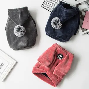 Pakaian Anjing Sweatshirts Pakaian Musim Gugur dan Musim Dingin Teddy Corgi French Bulldog Cat Fashion Anak Anjing Kecil Pakaian Hewan Peliharaan