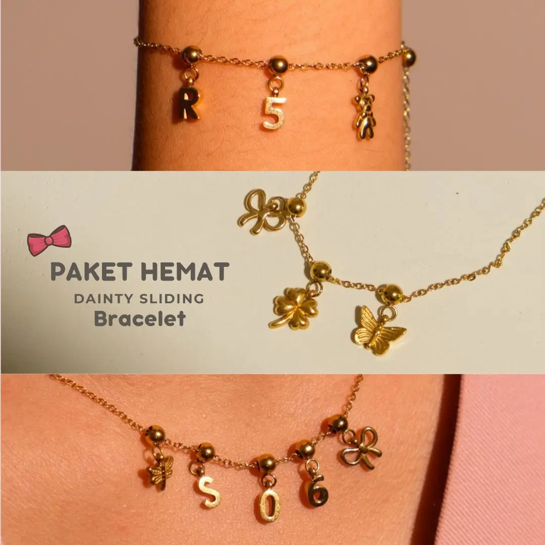 Sweetbling • Paket Hemat Dainty Sliding Bracelet