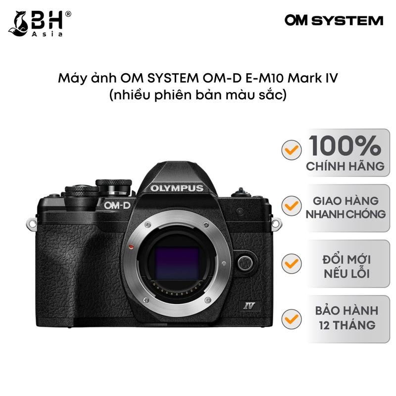 Máy ảnh OM SYSTEM OM-D E-M10 Mark IV (Silver/Black)