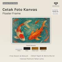 Gambar Cetak Foto Bingkai Kanvas Aestethic 10R-20R Besar + mdf tanpa kaca tinggal tempel varian ukuran - Black, 20x25 | 8R dari bingkaicanvas Kota Depok 1 Tokopedia