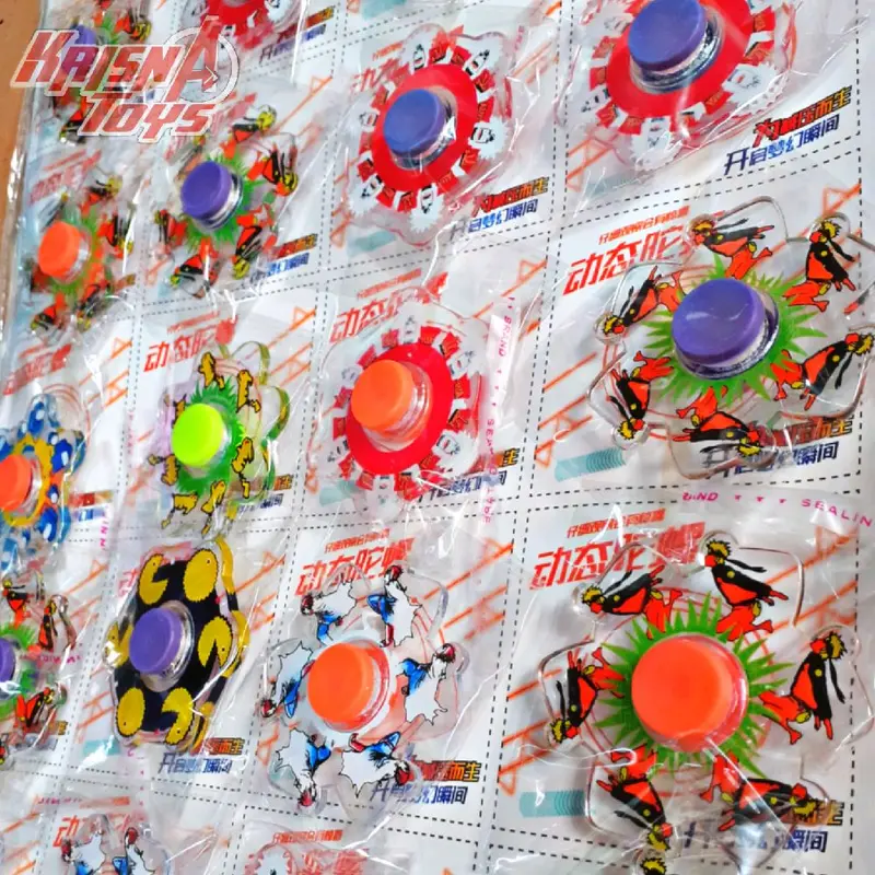 MAINAN ANAK SPINNER KARAKTER KEREN BIASA/SPINNING TOYS isi 20.pcs/Lembar 2