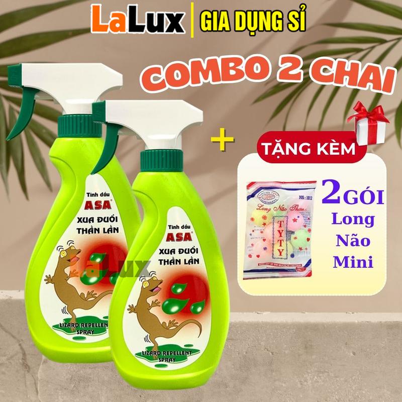  Combo 2 Chai Xịt Xua Đuổi Thằn Lằn - Tinh Dầu Xua Đuổi Thạch Sùng 