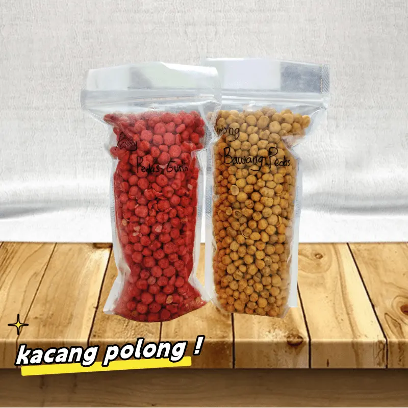 COD kacang polong salut tepung 250/500g/1kg  pedas bawang putih/pedas  lezat Camilan sang dntai Santai
