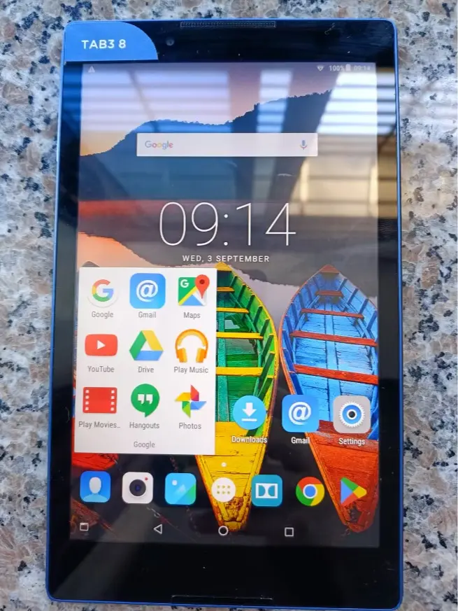 TAB3 850F/M 8.0 Inci Tablet Anak & Pelajar Edukasi Layar Android 6.0 Bluetooth Hitam WiFi 4G SIMCARD 2+16GB Casing Charger Dengan YouTube Kids TikTok Zoom Google Class Room