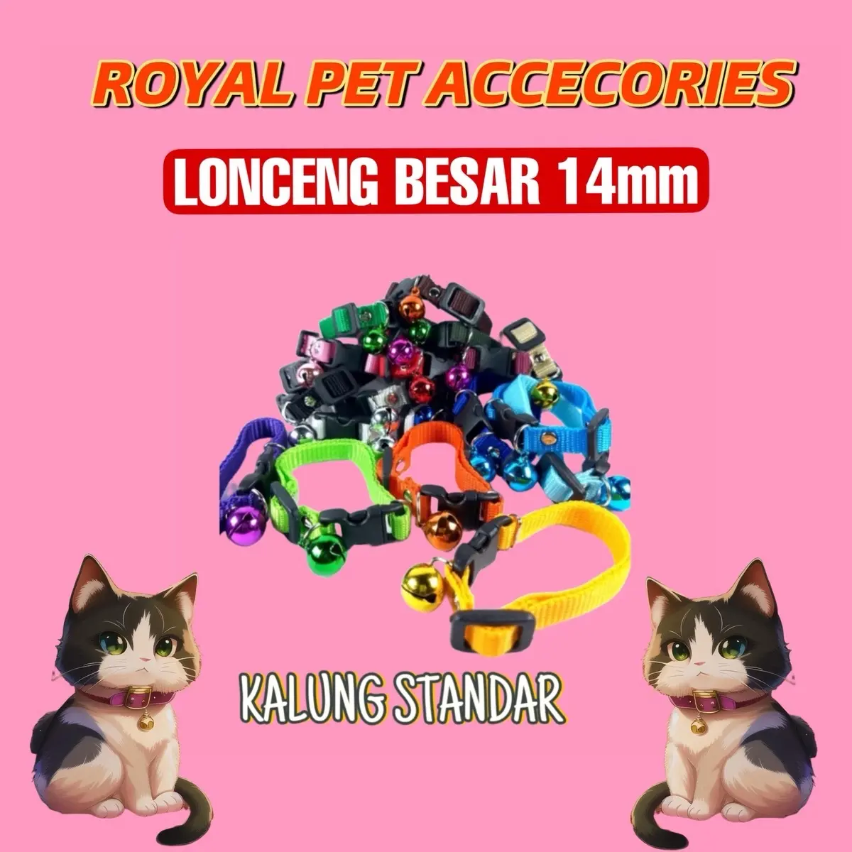 KALUNG KUCING STANDAR POLOS