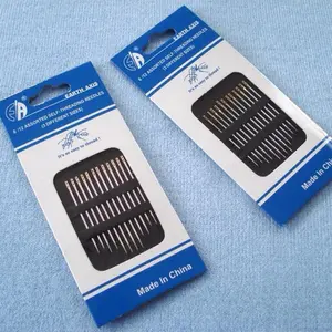 Jarum Jahit Praktis Set Isi 12 Pcs Praktis Alat Bantu Memasukan Benang Mata Nenek One Second Needle Jarum Jahit Mata Orang Tua Mudah Benang Masuk