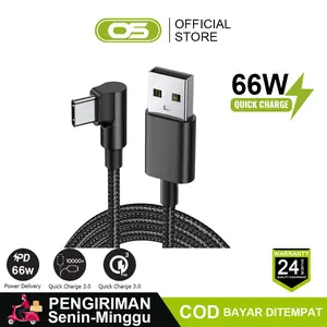 【BISA COD】OSCROP Gaming Cable Data Fast Charging Kabel Data Seri AW Micro USB Lightning / Type-C QC3.0 2.4 A