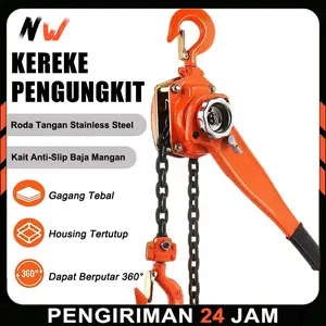 Lever Hoist Lever Block Traction Crane Manual Lift 1T/2T 3M Traksi Dan Angkat