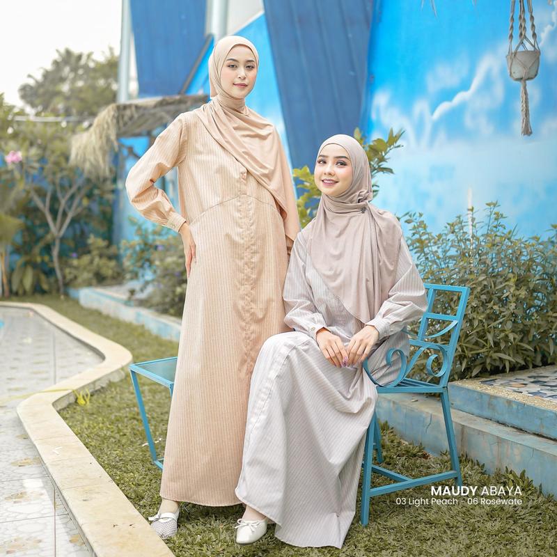 MAUDY ABAYA BY LIDIA HADIWINOTO (ABAYA SAJA) |ABAYA LH |ABAYA POLOS Gamis Dewasa 6